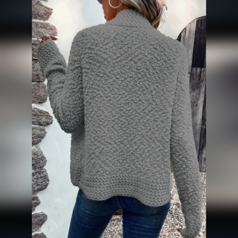New popcorn knit cardigan - Picture 5 of 11